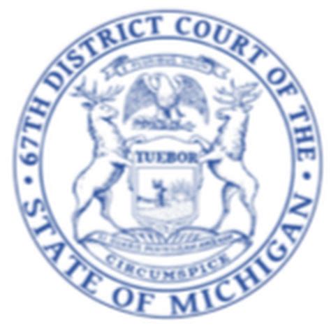 67th district court michigan - The 67th District Court for the County of Genesee has jurisdiction in civil matters where the amount in controversy does not exceed $25,000.00. Court hours are Monday through …